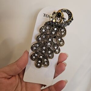 NWT Peacock Hairclip
